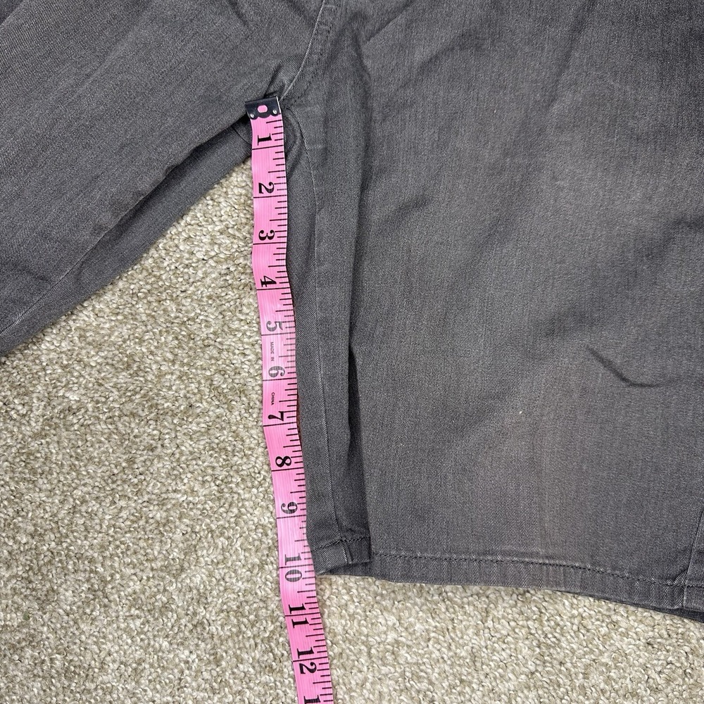 Volcom Chino Shorts Men's Size 34 Charcoal Gray Y2k Skate Surf - Picture 9 of 10